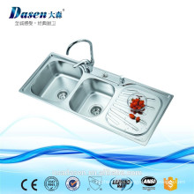 Dasen on sale 1100*460 3 compartment sink one piece toilet with sink oulin sink kitchen